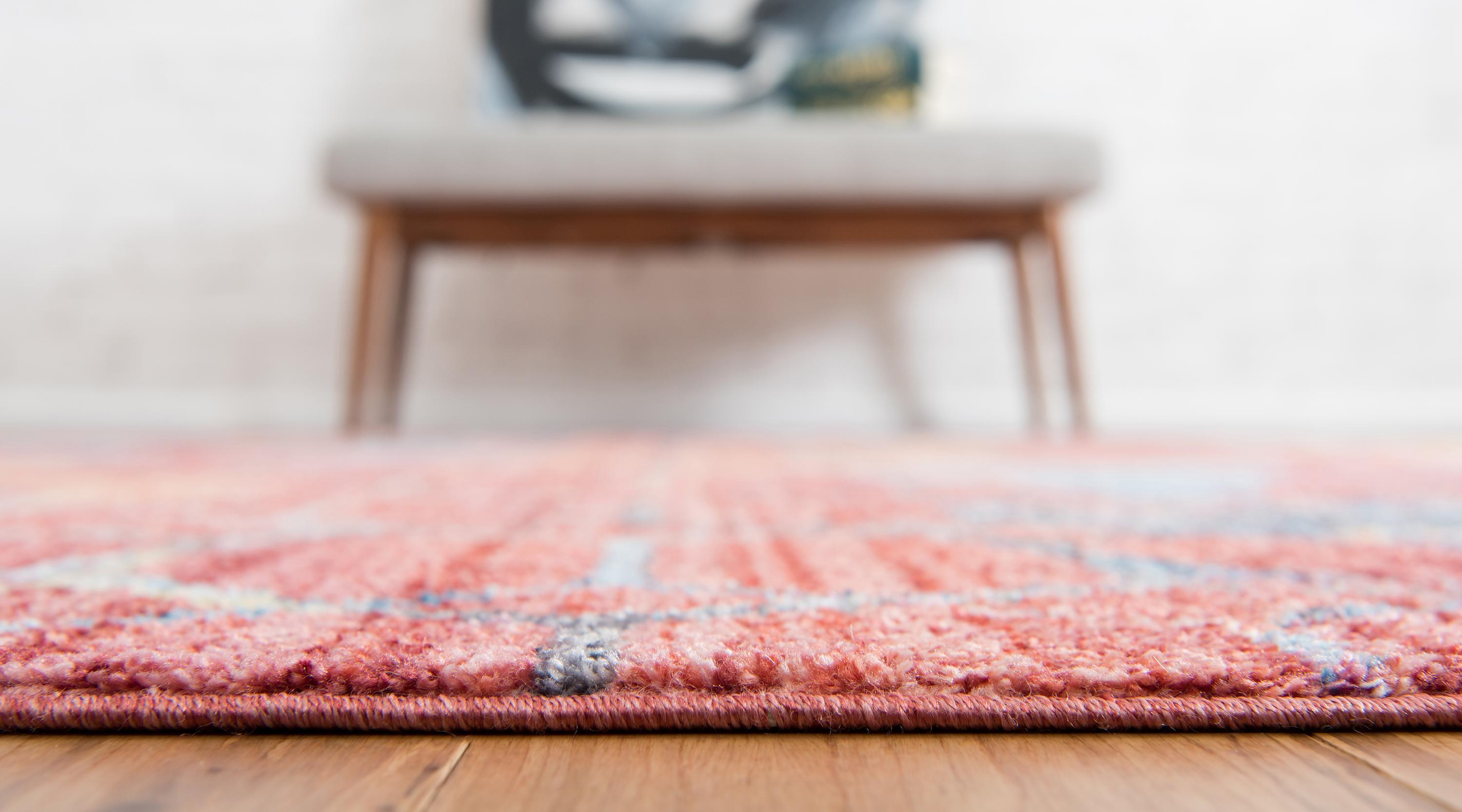 Reuben - Hexagon Pattern Color Blend Rug
